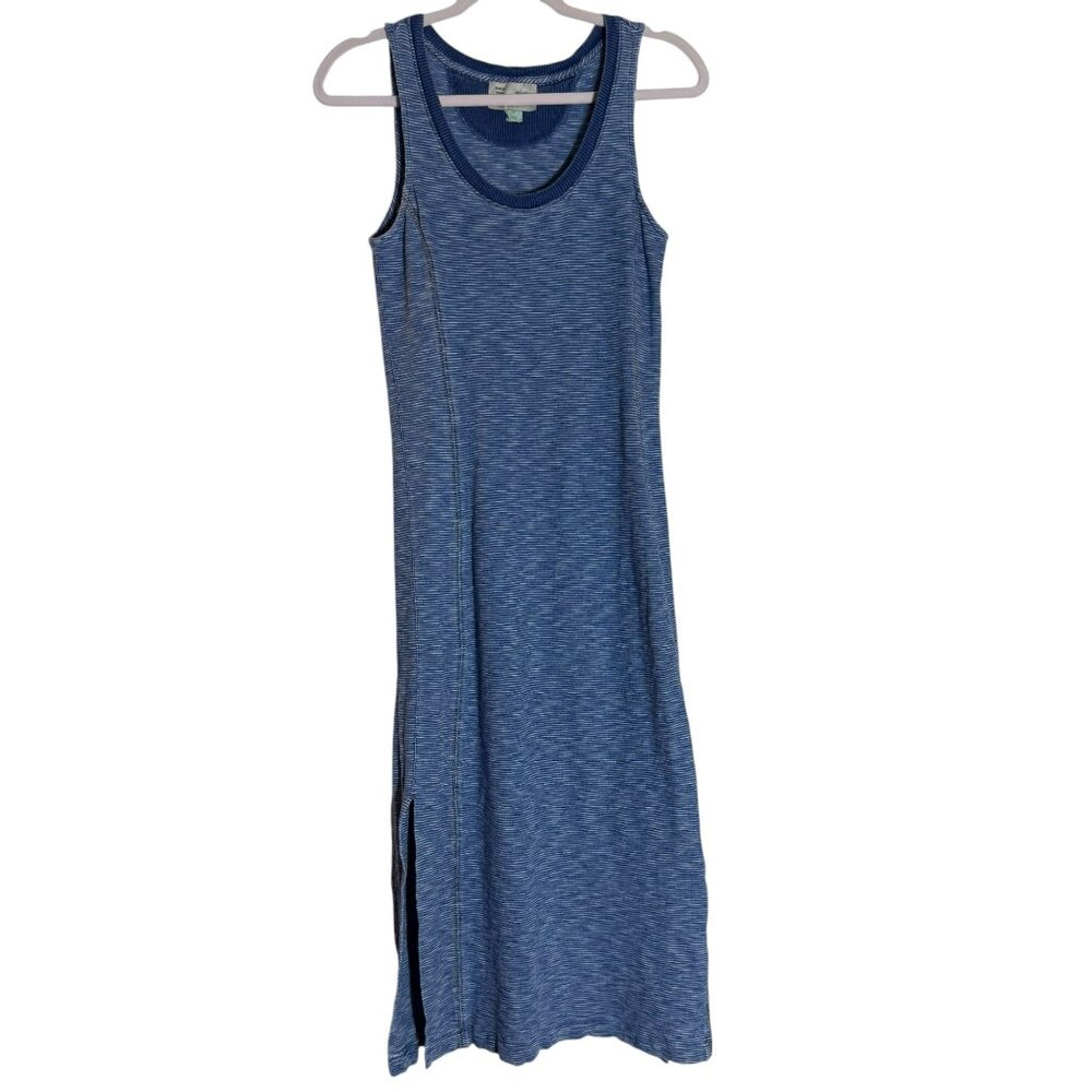 Saturday/Sunday by Anthropologie Blue Striped Sleeveless Maxi Dress - XS